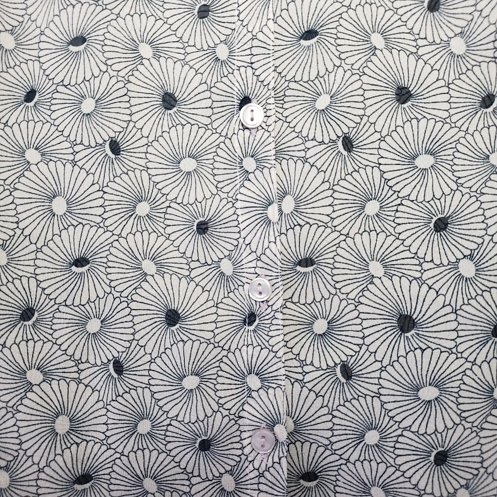 Blue Patterned Button Down - Picture 6 of 8
